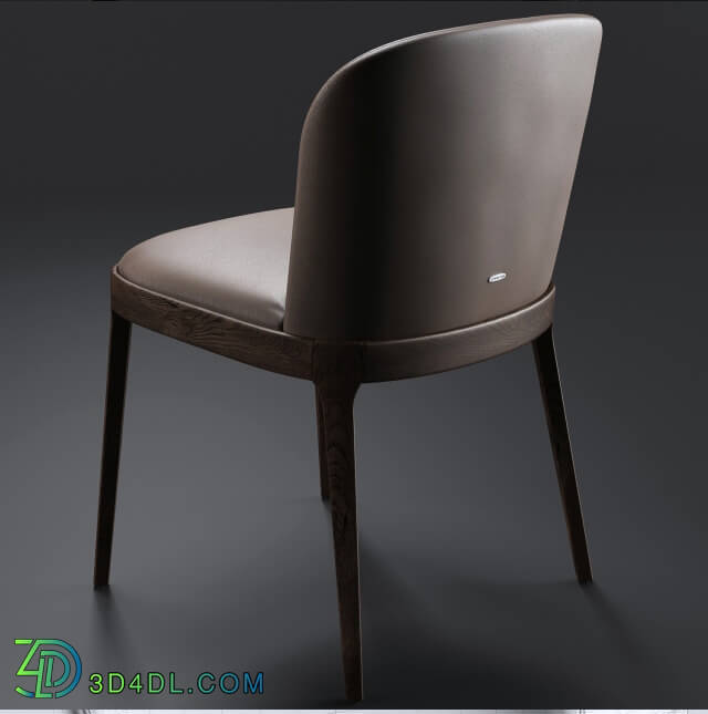 Table _ Chair - Cattelan Italia Gordon Deep Wood Magda Chair