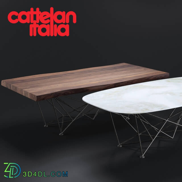 Table _ Chair - Cattelan Italia Gordon Deep Wood Magda Chair