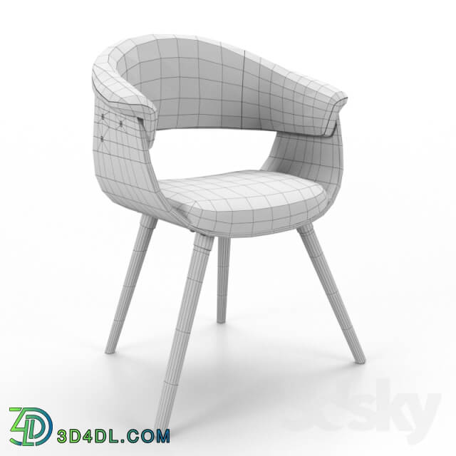 Chair - Kare Armchair Monaco Schoko