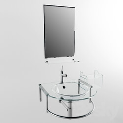 Wash basin - washbasin with mirror Senli 