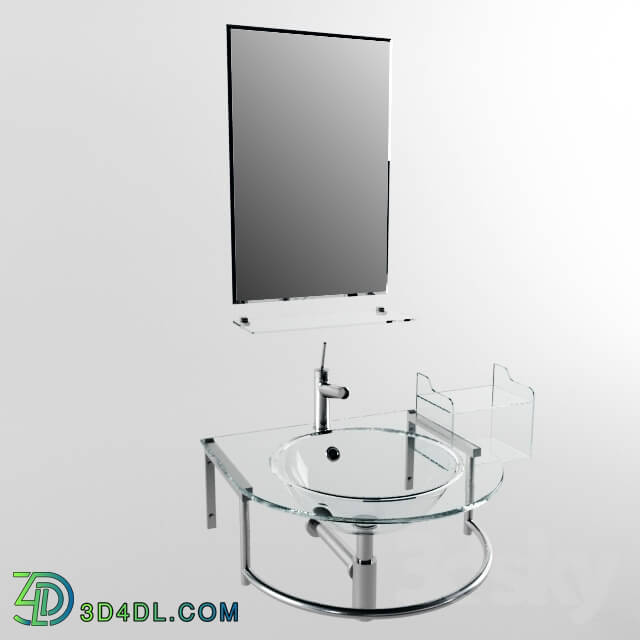 Wash basin - washbasin with mirror Senli