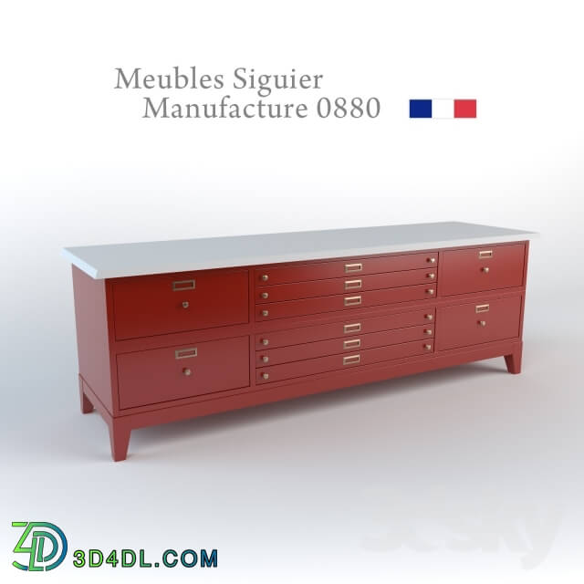 Sideboard _ Chest of drawer - Siguier curbstone 0880A