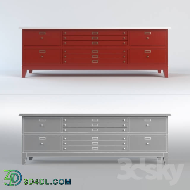 Sideboard _ Chest of drawer - Siguier curbstone 0880A