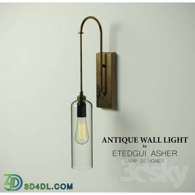 Wall light - Antique Lamp Etedgui