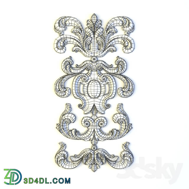 Decorative plaster - Carved overlay