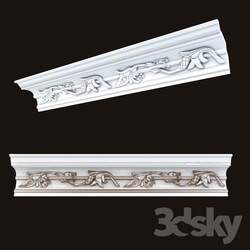 Decorative plaster - Ceiling cornice KR1 