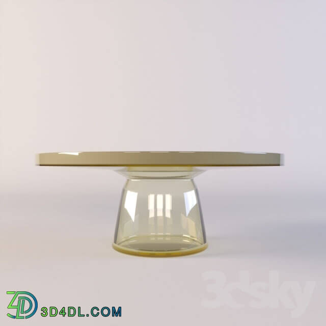 Table - Table Small Tinted Glass