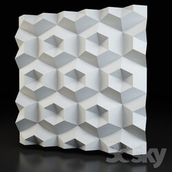 3D panel - Diamond gypsum board 