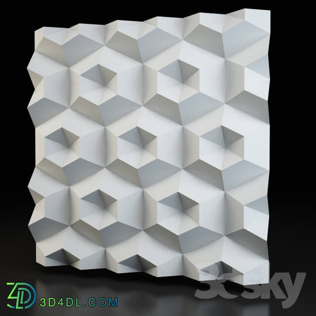 3D panel - Diamond gypsum board