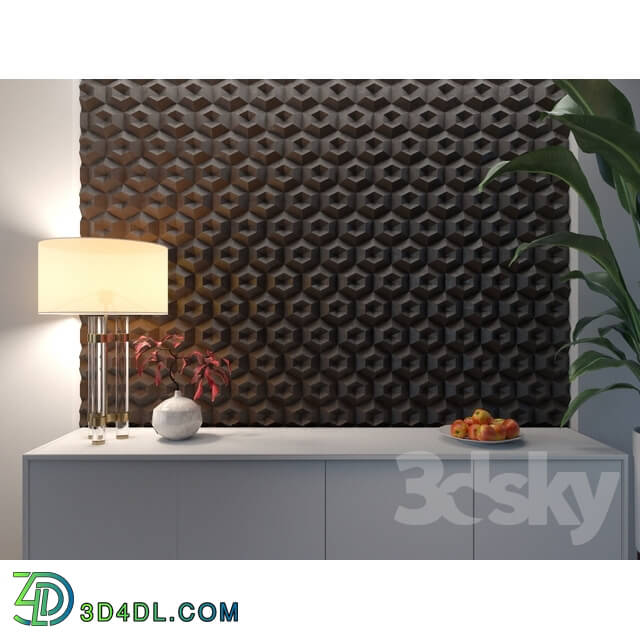 3D panel - Diamond gypsum board