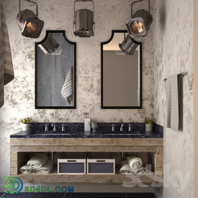 Bathroom furniture - Set_ furniture_ decor_ spots
