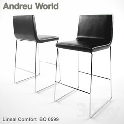Chair - Andreu world Lineal comfort alto BQ-0599 