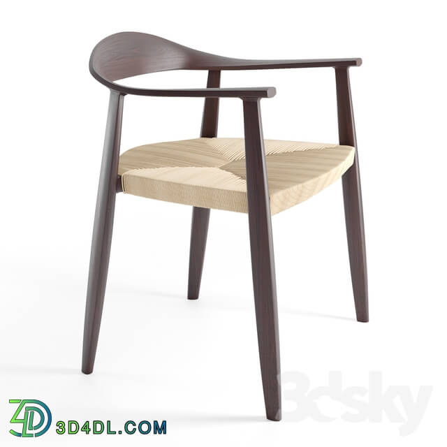 Chair - Colico Solid Wood Chair With Armrests