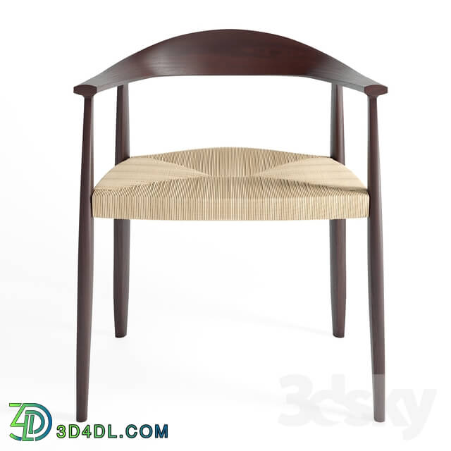 Chair - Colico Solid Wood Chair With Armrests