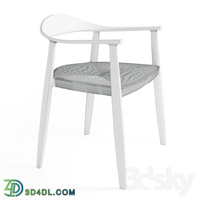 Chair - Colico Solid Wood Chair With Armrests