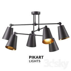 Ceiling light - Lamp _Sia V 6_ ART. 5648 by Pikart lights 