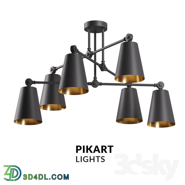 Ceiling light - Lamp _Sia V 6_ ART. 5648 by Pikart lights