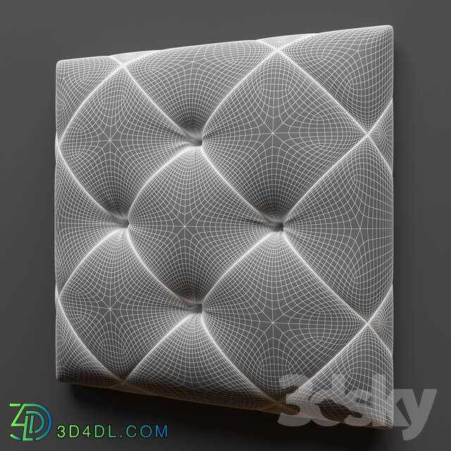 3D panel - Soft wall panel _quilted_