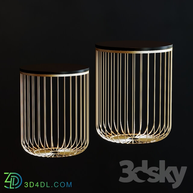 Table - Set of 2 table-baskets