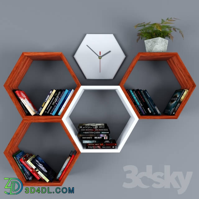 Other decorative objects - Bookshelf decor set