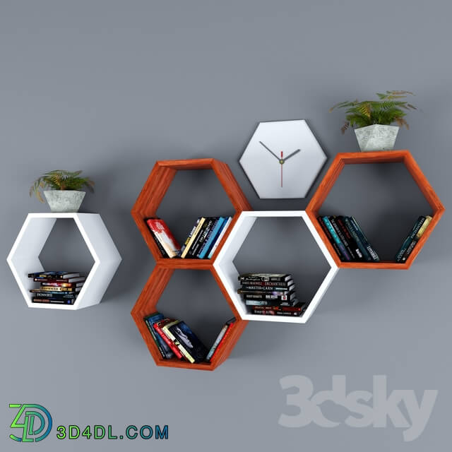 Other decorative objects - Bookshelf decor set