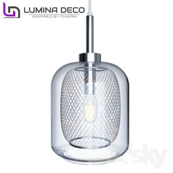 Ceiling light - _OM_ Pendant lamp Lumina Deco Bessa LDP 11337B _SL_ 