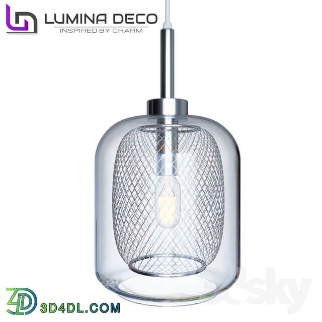 Ceiling light - _OM_ Pendant lamp Lumina Deco Bessa LDP 11337B _SL_