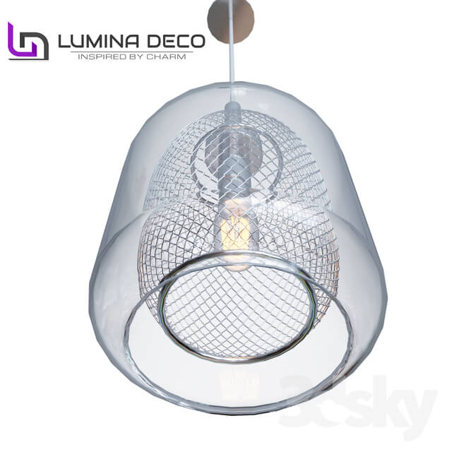 Ceiling light - _OM_ Pendant lamp Lumina Deco Bessa LDP 11337B _SL_