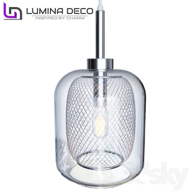 Ceiling light - _OM_ Pendant lamp Lumina Deco Bessa LDP 11337B _SL_