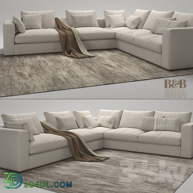 Sofa - Sofa MAXALTO B _amp_ B ITALIA OMNIA