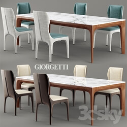 Table _ Chair - Chair and table giorgetti TICHE 
