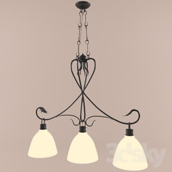 Ceiling light - wrought iron chandelier 