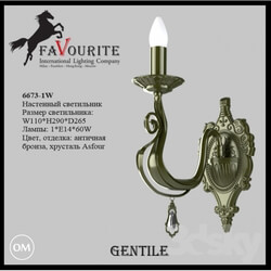 Wall light - Favourite 6673-1W Sconce 