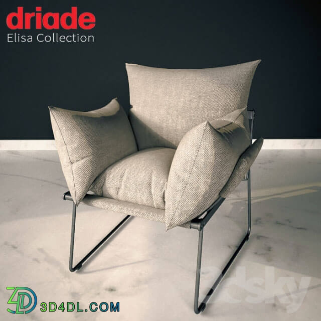Arm chair - Armchair ELISA by Driade