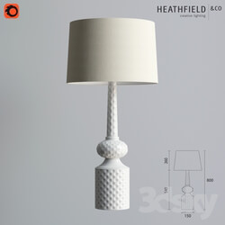 Table lamp - Heathfield _amp_ Co _ Babylon Ivory Crackle 