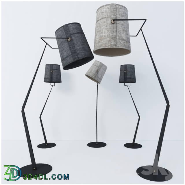 Floor lamp - fork floor lamp