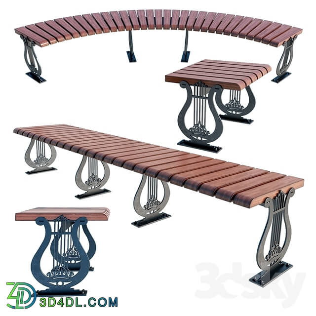 Other architectural elements - bench