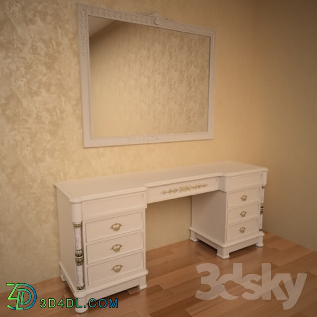 Sideboard _ Chest of drawer - Tual_stol _ mirror classic