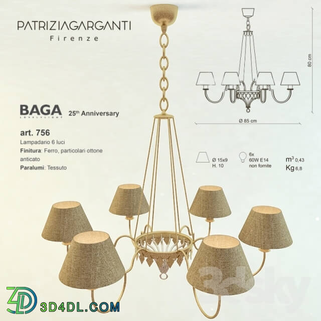 Ceiling light - patrizia garganti art 756