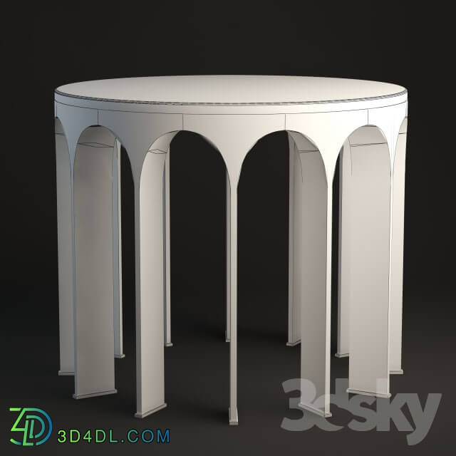 Table - Baker - Arcade Center Side Table