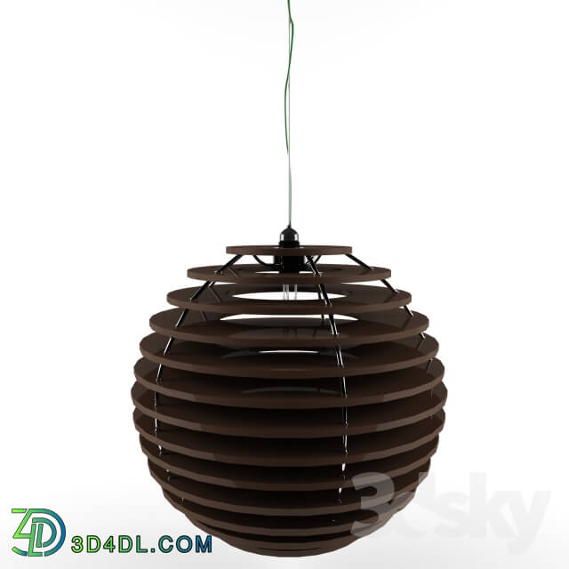 Ceiling light - wood ceiling lamp variant2