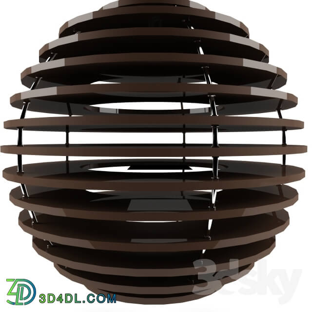 Ceiling light - wood ceiling lamp variant2