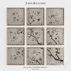 Frame - John Richard Set of Nine Portobello Mirrors 