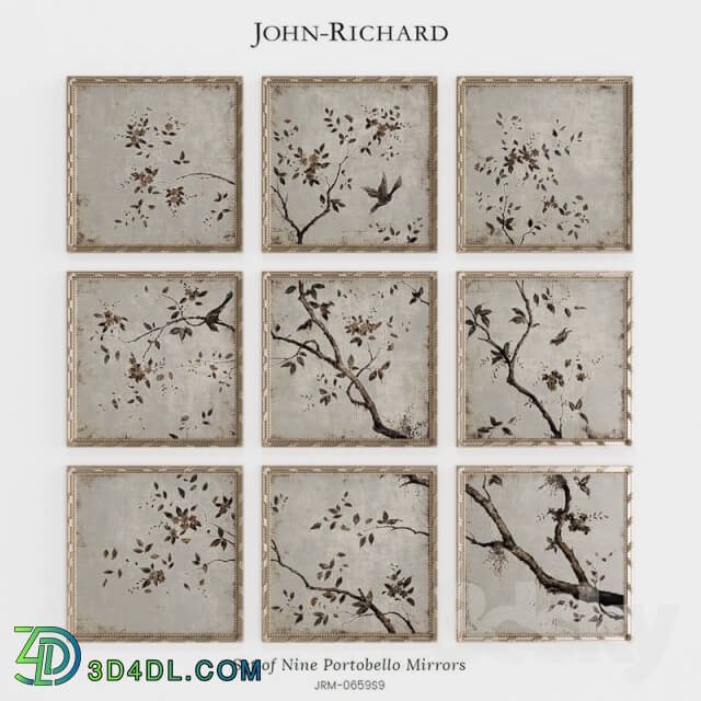 Frame - John Richard Set of Nine Portobello Mirrors