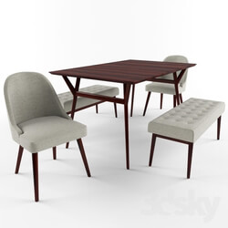 Table _ Chair - Mid-century dining 