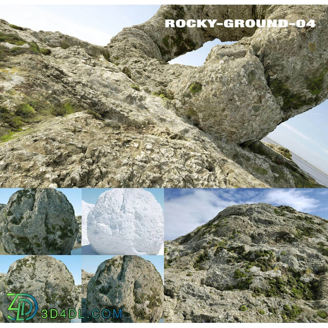 RD-textures Rocky Ground 04 Moss