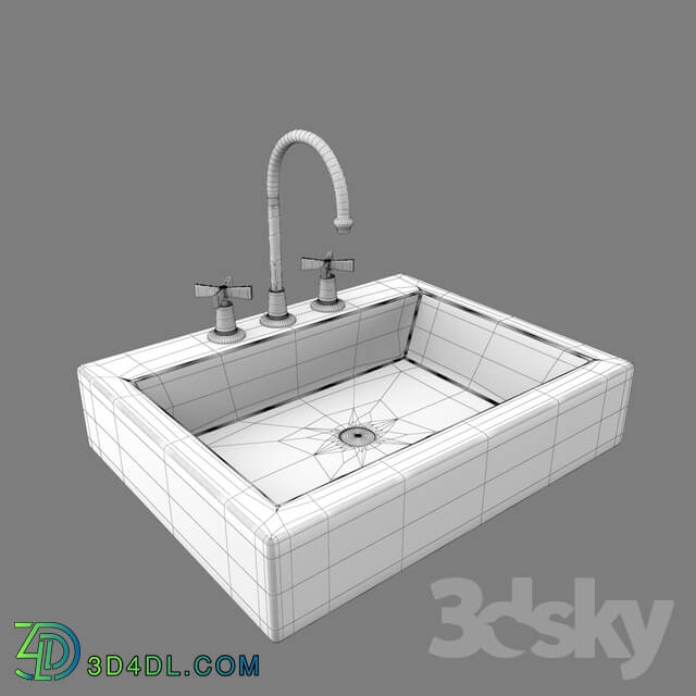 Wash basin - Sink with faucet