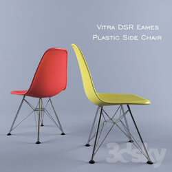 Chair - Vitra DSR Eames Plastic Side Chair 