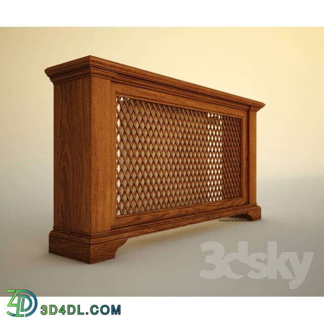 Radiator - Wooden screen for radiator