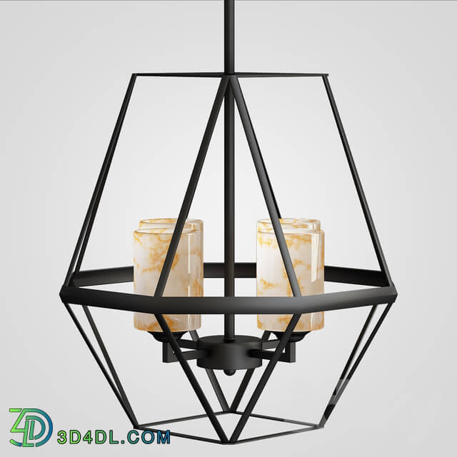 Ceiling light - RH Whitley Chandelier Round Bronze